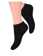 Hladké dámské ponožky Steven art.052