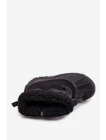 Dětské zateplené sněhule na zip Big Star – černé