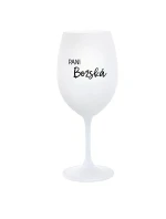 PANI BOŽSKÁ - biely pohár na víno 350 ml