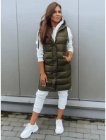 Dámská vesta KERIN tmavě zelená FashionStreet TY2918