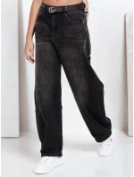 Dámské džíny balloon fit černé FashionStreet UY2741 Dámské džíny balloon fit černé FashionStreet UY2741