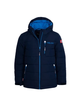 Trollkids Hemsedal Snow Jacket XT s kapucí, nepromokavá, tmavě modrá (513-164)