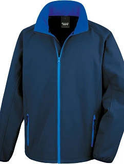 Result R 231M Pánská 2-vrstvá softshell bunda "Printable" 30.231M navy/royal