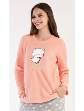 Dámské pyžamo dlouhé Kotě Dámské pyžamo dlouhé Kotě