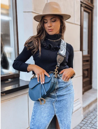 Dámský svetr NOAH navy blue FashionStreet MY1452 Dámský svetr NOAH navy blue FashionStreet MY1452