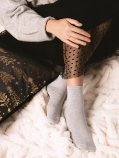 Hladké dámské ponožky Steven art.037