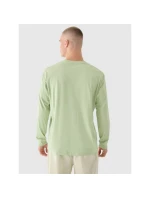 Pánské tričko oversize s potiskem a dlouhým rukávem 4F 4FRAW24TLONM502-44S