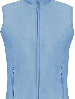 Kariban K 906 Dámská mikrofleecová vesta "Melodie" 20.K906 sky blue