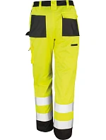 Result R 327X Bezpečnostní cargo kalhoty 30.327X fluorescent yellow Result R 327X Bezpečnostní cargo kalhoty 30.327X fluorescent yellow