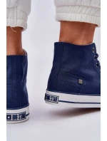 Dámské vysoké tenisky Big Star – tmavě modré
