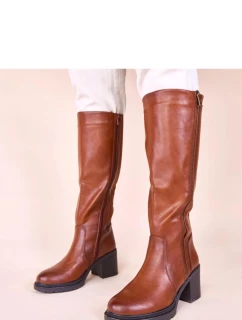 Kozačky na podpatku model 221004 Solea