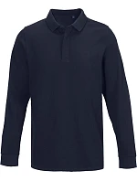 NEOBLU Owen LSL Men Pánské těžké piqué polo s dlouhým rukávem 24.4396 night blue NEOBLU Owen LSL Men Pánské těžké piqué polo s dlouhým rukávem 24.4396 night blue
