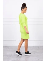 Klasické šaty pistácie