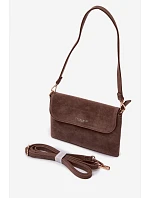 Malá Kabelka Listonoška z Eko semiše Tmavě béžová Lucelle