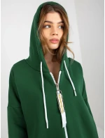 Mikina RV BL 4742.20P tmavě zelená