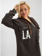 Mikina RV BL 8258.34 tmavá khaki Mikina RV BL 8258.34 tmavá khaki