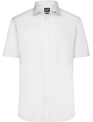 Daiber JN 684 Mikro keprová košile s krátkým rukávem 02.0684 white Daiber JN 684 Mikro keprová košile s krátkým rukávem 02.0684 white
