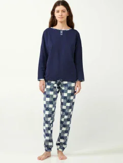 Vamp - Dámské hřejivé pyžamo 21433 - Vamp