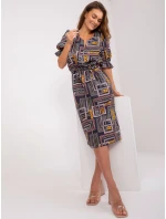 LK SK 507468 šaty.75P grafit LK SK 507468 šaty.75P grafit