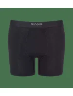 Pánské boxerky EVER Ease Short 2P - BLACK - černé 0004 - SLOGGI