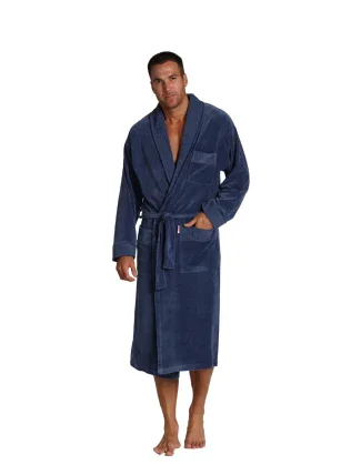 Dlouhý pánský župan De Lafense Velur 712 Dlouhý pánský župan De Lafense Velur 712