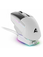 Sharkoon SGM50W Herní myš pravostranná RF bezdrátová + USB Type-A optická 6400 DPI