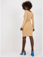 Šaty FN SK 4607.16X velbloud Šaty FN SK 4607.16X velbloud