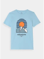 Chlapecké triko z organické bavlny 4F - modré Chlapecké triko z organické bavlny 4F - modré