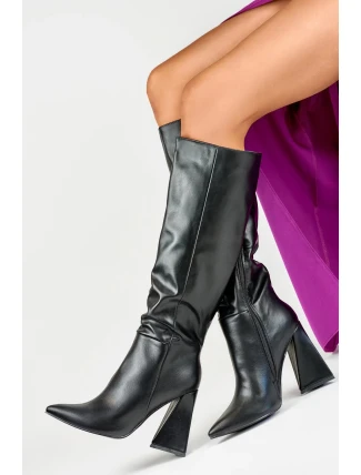 Dámské kozačky 8186 model 185061 černé - PRIMO Dámské kozačky 8186 model 185061 černé - PRIMO