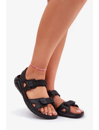 Dámské pěnové sandály na platformě Big Star – černé