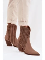 Boty na podpatku  model 224239 Step in style