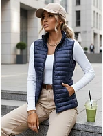 Dámská prošívaná vesta STANSY navy blue FashionStreet TY3962