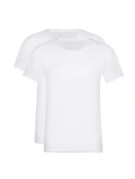 Pánské bavlněné tričko 2 ks DIM T-SHIRT ROUND NECK 2x - DIM - bílá