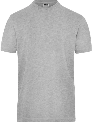 Daiber JN 1802 Pánské pracovní tričko z bio bavlny - Solid 02.1802 grey heather Daiber JN 1802 Pánské pracovní tričko z bio bavlny - Solid 02.1802 grey heather