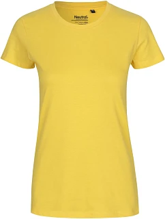 Neutral O 80001 Dámské tričko z těžké bio bavlny 77.8001 yellow