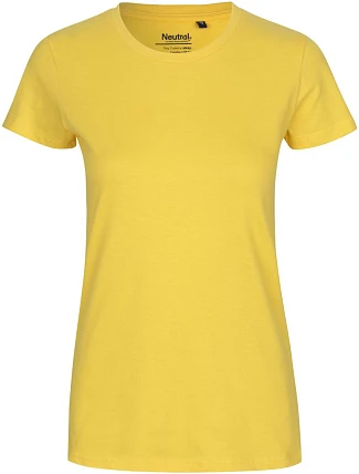 Neutral O 80001 Dámské tričko z těžké bio bavlny 77.8001 yellow Neutral O 80001 Dámské tričko z těžké bio bavlny 77.8001 yellow