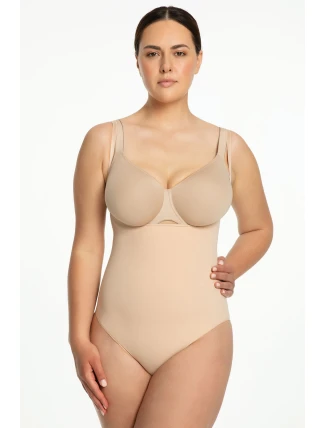 Julimex 419 Seamless Body Open Bust barva:béžová