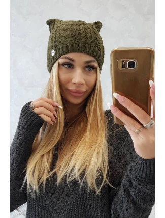 Rabbid K237 khaki fleecová čepice Rabbid K237 khaki fleecová čepice