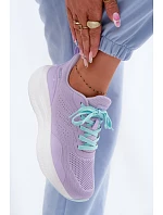 Dámské sportovní boty na platformě Levandulové Gelirae