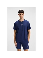 Hugo Loungewear Laze AZZURRO pánská košile na spaní (50525236-409)