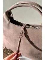 Taška z eko semiše Taupe Ivonira Taška z eko semiše Taupe Ivonira