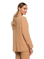 Dámské sako M602 hnědé - MOE Dámské sako M602 hnědé - MOE