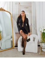 Dámské síťované punčocháče "Cross" R39128 černé - In-StyleFashion Dámské síťované punčocháče "Cross" R39128 černé - In-StyleFashion