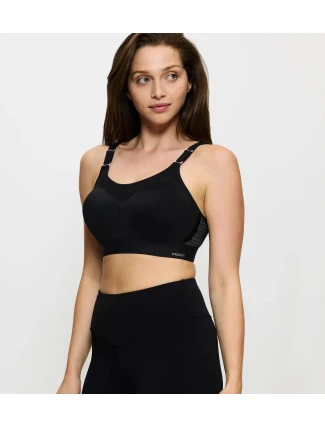 Dámská sportovní podprsenka Triaction Control Lite W01 EX - BLACK - černá 0004 - TRIUMPH