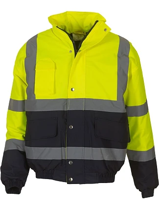 Yoko HVP 218 Hi-Vis Bomber Bunda 79.P218 hi vis yellow/navy Yoko HVP 218 Hi-Vis Bomber Bunda 79.P218 hi vis yellow/navy