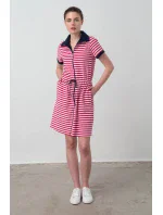 Vamp - Pohodlné celopropínací froté šaty 16928 - Vamp Vamp - Pohodlné celopropínací froté šaty 16928 - Vamp