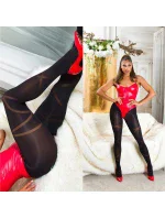 Dámmské sexy punčochové kalhoty SH81837 černé - Koucla Dámmské sexy punčochové kalhoty SH81837 černé - Koucla