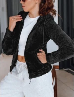 Dámská mikina s kapucí černá FashionStreet BY1556