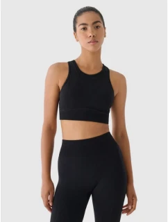 Bezešvá tréninková podprsenka se střední podporou 4F x anna lewandowska 4F 4FALSAW24USBAF169-20S