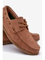 Pánské Kožené Mokasíny Big Star RR174162 Camel